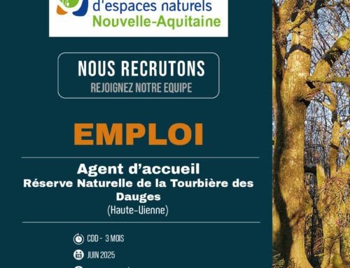 Offre d’emploi : agent d’accueil du public à la Réserve Naturelle de la Tourbière des Dauges (87)