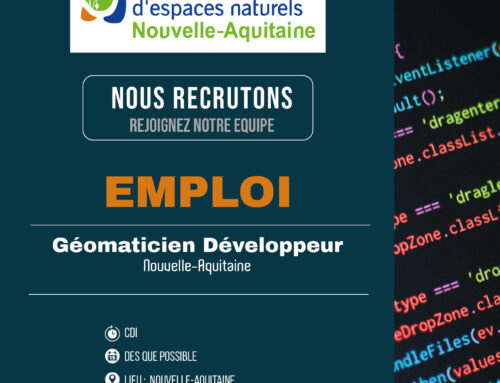 Offre emploi : Géomaticien Développeur – CDI – Nouvelle-Aquitaine