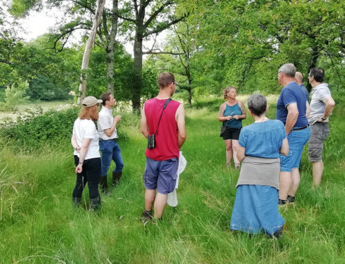 Visite des Zones Humides du Goire avec les élus du SIGIV à Saulgond (16)