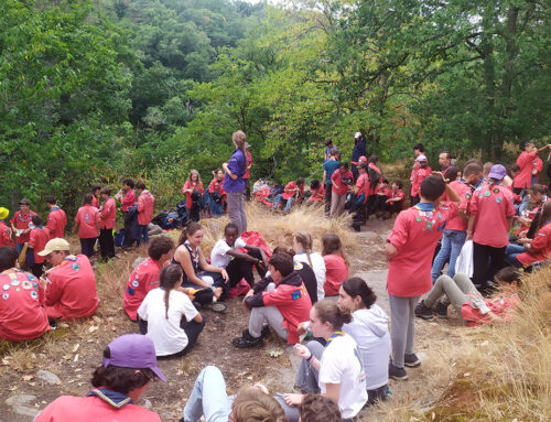 Un camp scout au service de la nature à Crozant (23)