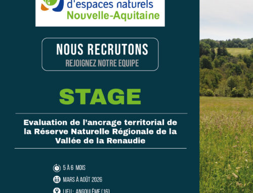 Offre de stage : Evaluation de l’ancrage territorial de la Réserve Naturelle Régionale de la Vallée de la Renaudie (16)