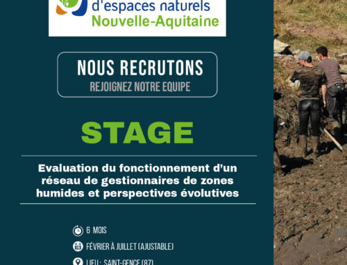 Offre de stage : Evaluation du fonctionnement d’un réseau de gestionnaires de zones humides et perspectives évolutives (87)